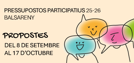 Imatge pels mitjans: Pressupostos Participatius 2026